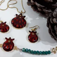 نیم ست انار