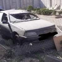 پژو ۴۰۵ تصادفی