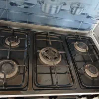 اجاق گاز طرح فر پنج شعله
