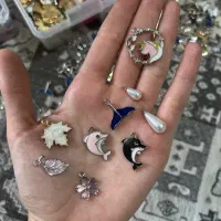 فروش تک و عمده گردنبند قلبی .کرومی. لبوبو پلاک|بدلیجات|تهران, یافت‌آباد|دیوار