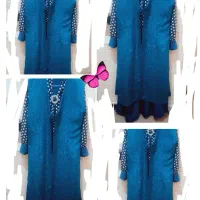 پیراهن بلند همراه با رویی