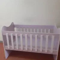 تخت کودک و کمد سه تیکه و جا کفشی در حد نو