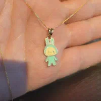 دستبند طلای زنانه و پلاک کودکانه با طراحی خاص