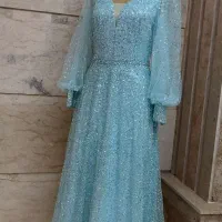 لباس مجلسی آبی