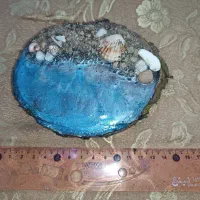 چوب رزینی طرح دریا