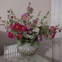 گل و گلدان مصنوعی