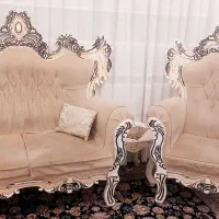 مبل هفت نفره همراه میز وعسلی|مبلمان خانگی و میز عسلی|اراک, |دیوار
