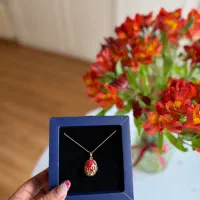 پلاک طلا و سنگ