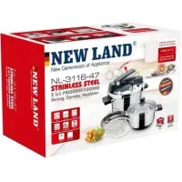 دیگ زودپز دوقلو نیولند3116 نقد و اقساط