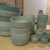 ست ظروف سفالی صدرصد نو و استفاده نشده