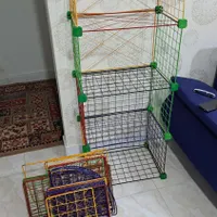 قفسه های باز شو و سیار رنگ کوره ای