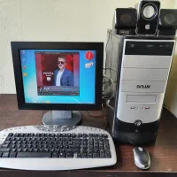 کامپیوتر ۳هسته رم ۴ ddr2 هارد ۲۵۰ گرافیک ۱