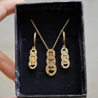 نیم ست طرح طلا رنگ ثابت روز مادر|بدلیجات|قم, ژاندارمها|دیوار