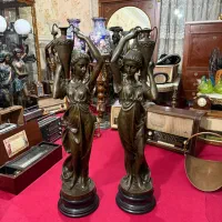 یک جفت مجسمه برنزچین چپ راست ارتفاع ۱۱۰سانت|مجسمه، تندیس، ماکت|تهران, تهرانسر شمالی|دیوار