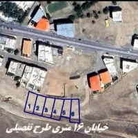 زمین مسکونی تفرش شهرک مدرس بلوار جهانگردان