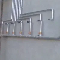 اجرای لوله کشی گاز اسپرینکر آتش نشانی خشک وتر