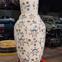 گلدان سفالی|گل و گیاه طبیعی|یزد, |دیوار