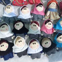 عروسک سرکلیدی و آویز کیف