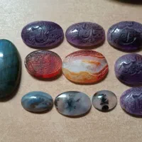 11 عدد نگین + انگشتر اوپال|جواهرات|زنجان, |دیوار