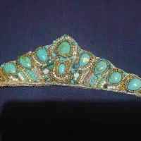 پنل جواهردوزی برای دستمال سرلباس محلی|لباس|صدرا-فارس, فاز ۱|دیوار