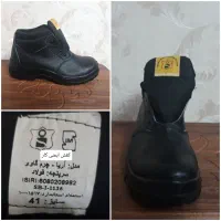 کفش ایمنی کار جلو اهنی ،ضد اسید وضربه