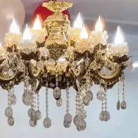 لوستر و میز و جاکلید برنز