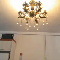 دوعددلوستربرنجی قدیمی سنگین