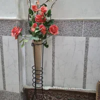 گلدان گل و آینه شمعدان|صنایع دستی و سایر لوازم تزئینی|قم, سراجه (۱۵ خرداد)|دیوار