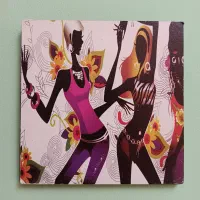 تابلو زن رقاص ۱۵×۱۵ سانتی متر