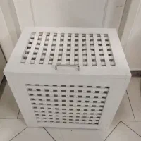 باکس چوبی سفید مخصوص لباس ولوازم