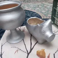 تعدادی ظرف سفالی.سایزهای مختلف از ۲۰تا۵۰تومن