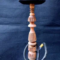 قلیان چوبی خراطی شده.|صنایع دستی و سایر لوازم تزئینی|ارومیه, |دیوار