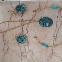 نیم ست سنگ فیروزه