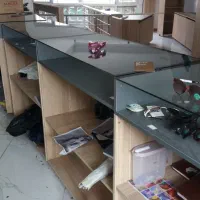 ویترین رگال قفسه میز کار مغازه در حد نو وزیر قیمت