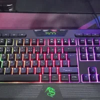 کیبوردگیمینگ TK  Full Size نورپردازی صفحه کلید RGB