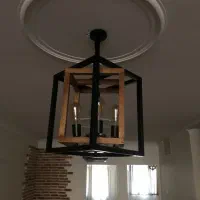 لوستر چوبی مدرن