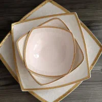 سرویس چینی استخوانی ۱۸نفره مناسب جهیزیه نو وآکبند