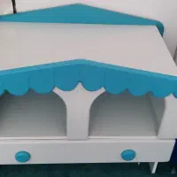 تخت خواب نوجوان طرح کلبە|تخت و سرویس خواب|میاندوآب, |دیوار