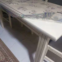 چوب نراد میزغذاخوری شش نفره چوب نراد4صندلی