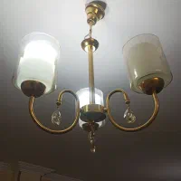 لوستر سه شعله چشمه نور