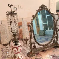 آینه و شمعدان عتیقه|کلکسیون اشیاء عتیقه|خرمآباد, |دیوار