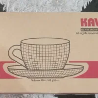 ۲ دست فنجان و نعلبکی