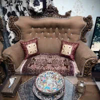 مبلمان ۹نفره قهوه ای