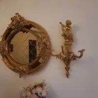 ایینه قدی و دیواری با شمعدانی|آینه|تهران, شهرک شهید باقری|دیوار