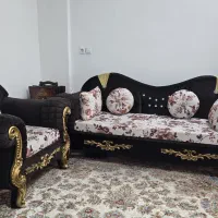 مبل راحتی ۷ نفره سالم و درحد نو|مبلمان خانگی و میز عسلی|محمدیه-قزوین, |دیوار