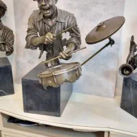 مجسمه برنزی مردان سیاه پوست|مجسمه، تندیس، ماکت|تهران, فردوسی|دیوار