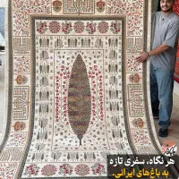 بهشتی در تار پود کرم سبز ۱۲۰۰ درختی جدید|فرش|بوشهر, |دیوار