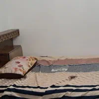 تخت خواب تکنفره بزرگ همراه با تشک.|تخت و سرویس خواب|تهران, مینی‌سیتی (شهرک نفت)|دیوار