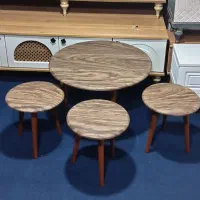 میز جلومبلی گرد و سه تا عسلی 2900 حراج قیمت پارسال