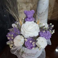 باکس گل شمعی|گل مصنوعی|کرج, کرج نو|دیوار